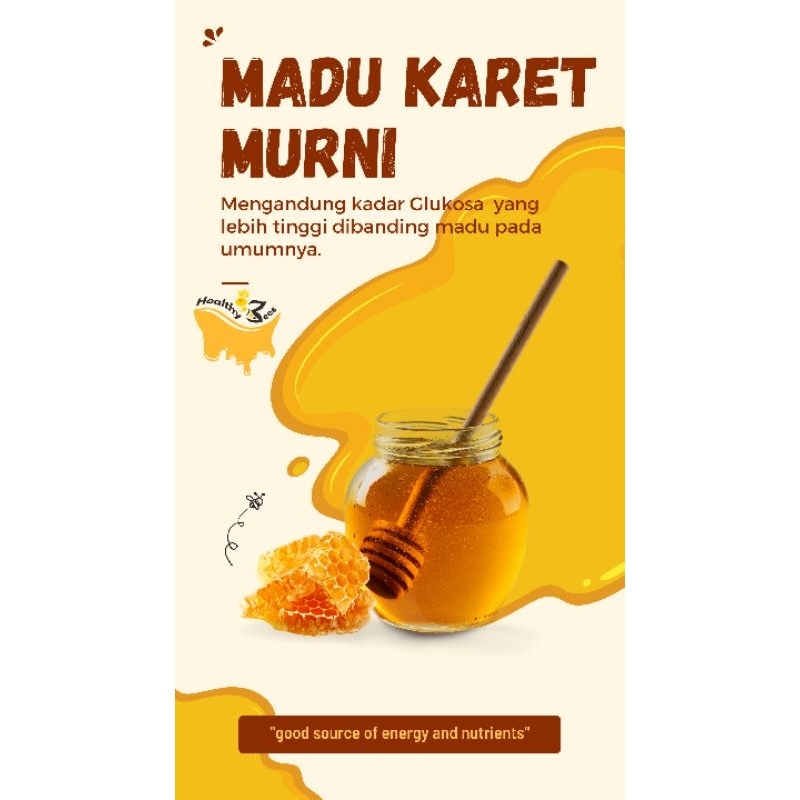 

Madu Karet Murni Healthy Bees 1kg