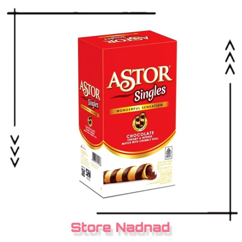 

ASTOR Singles Box | Cokelat Astor | Astor Chocolate Roll