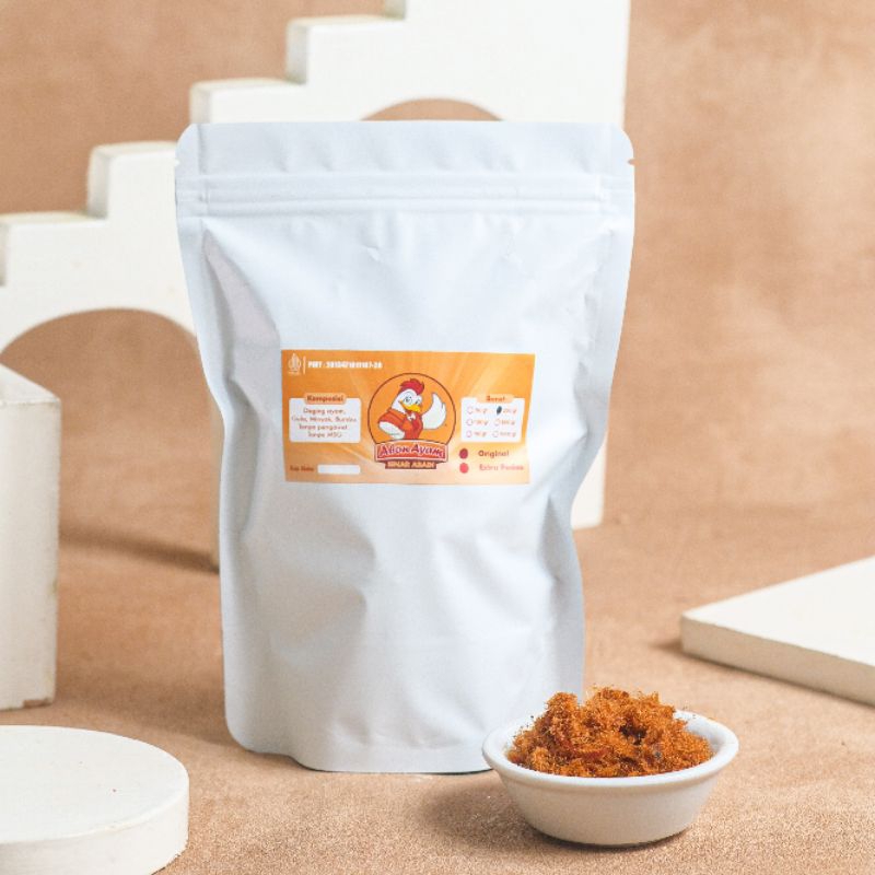 

[AYAM 250GR] ABON ASLI JOGJA ORIGINAL & EKSTRA PEDAS ENAK MANIS GURIH