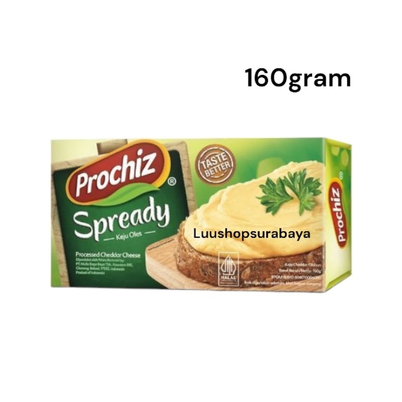 

Prochiz Keju Cheddar Olahan Oles 160gr