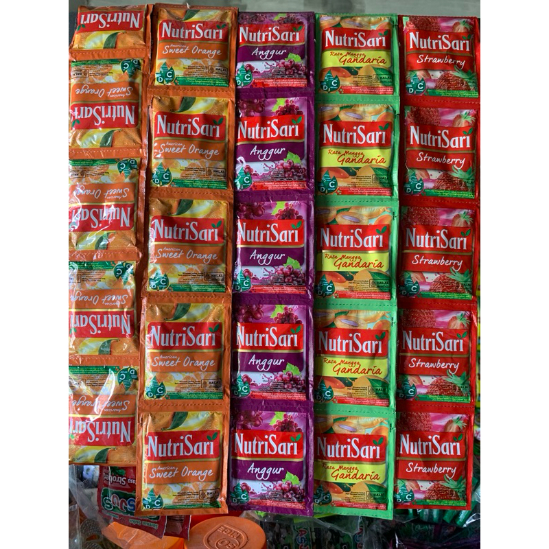 

(1renceng 10pcs) Minuman Nutrisari renceng