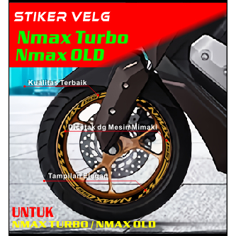 Stiker sticker Velg ALL NEW NMAX , NMAX TURBO