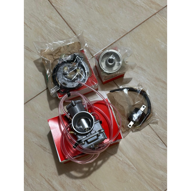 Pengapian yz125 original fullset karbu tmx38 tanpa cdi universal semua motor 2t