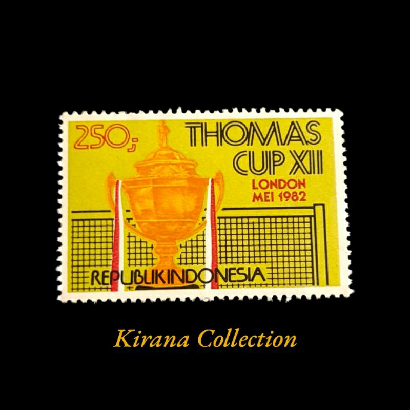 

LOT F339 KOLEKSI PRANGKO INDONESIA I-273 1V THOMAS CUP 1982