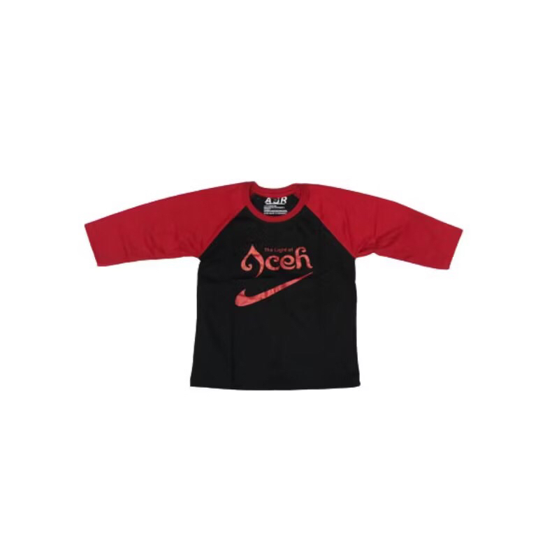 Kaos Anak-anak Lengan Tanggung / Oleh-oleh Khas Aceh