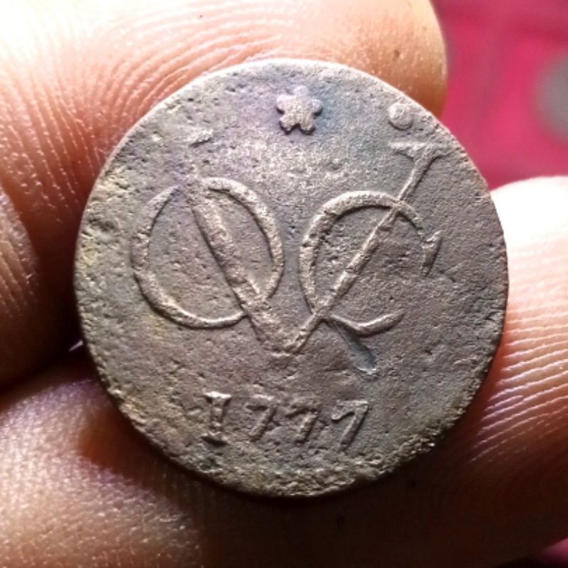 Koin VOC 1 Duit West Friesland 1777