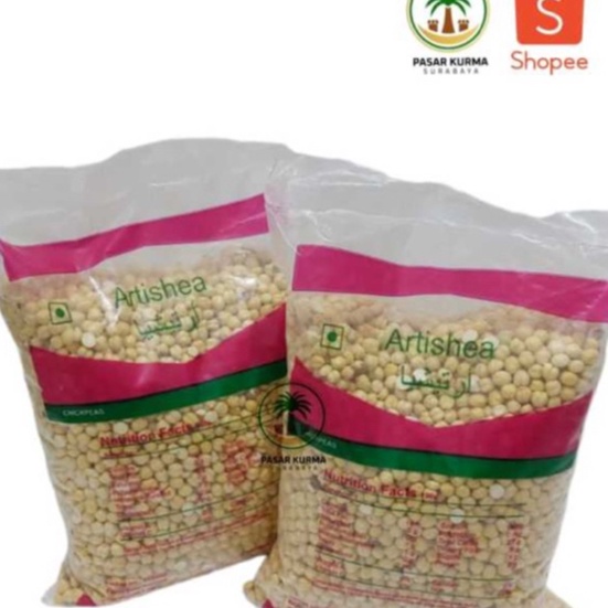 

Kacang Arab Chikpeas 1kg Roasted Kacang Jagung