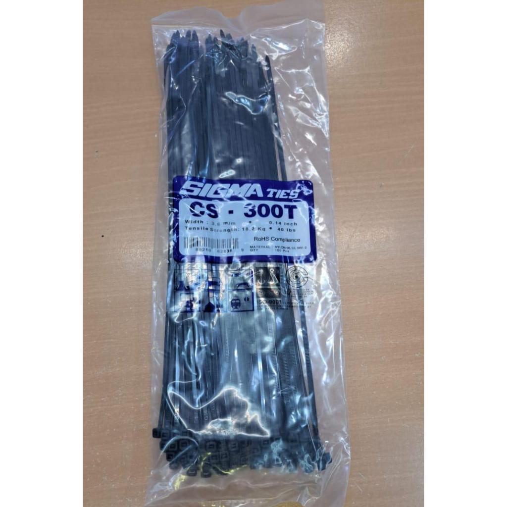 

Kabel Ties 30CM SIGMA CS-300T Hitam