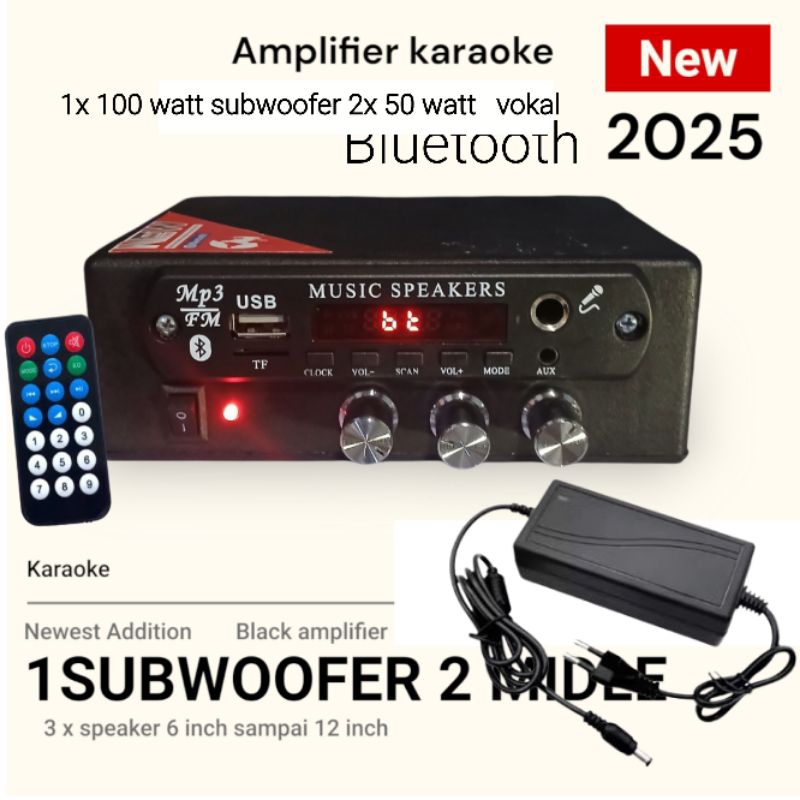 power amplifier subwoofer  bluetooth amplifier rumahan amplifier  2 1 amplifier terbaru amplifier ne