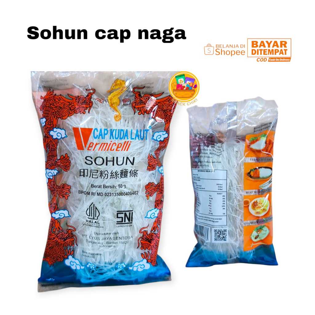 

SOHUN NAGA CAP KUDA LAUT HARGA PER 5 PCS