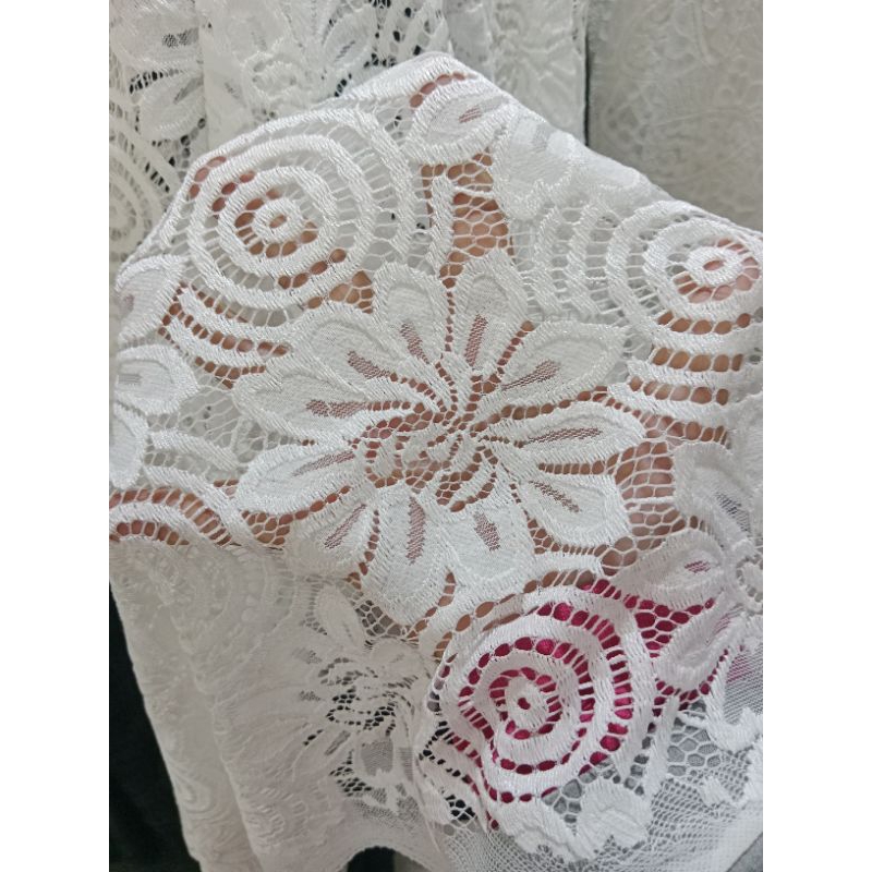 Bahan kain tile brukat korean import Garment