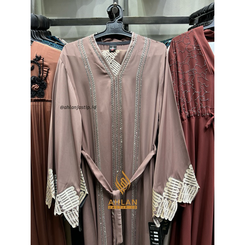 ABAYA MANIK TANGAN MEWAH || ABAYA IMPOR MESIR ORIGINAL