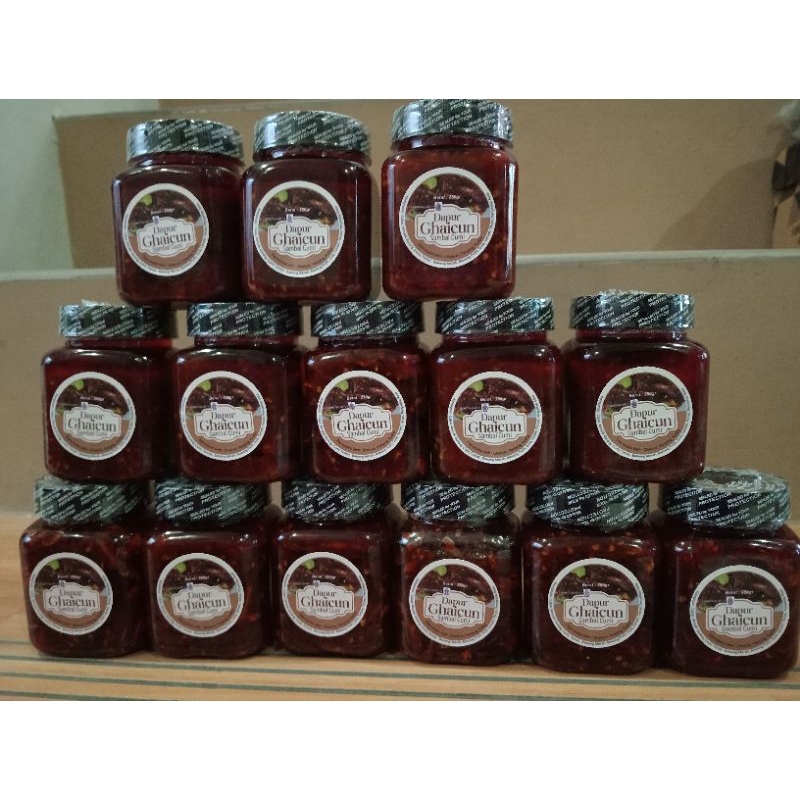 

SAMBAL TERI GHAICUN 250 GRAM MURAH ENAK