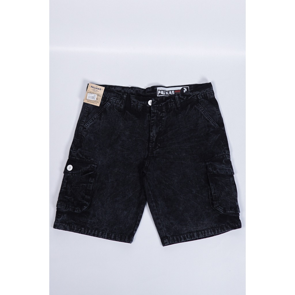 RCK.CO CELANA CARGO PENDEK SNOW WASHING RCK X PALMAS