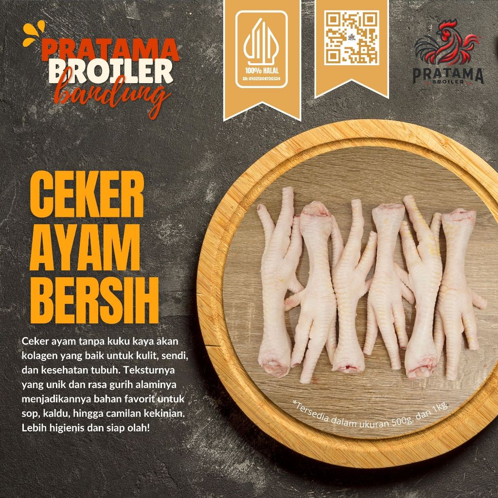 

Ceker / Kaki Ayam Bersih - Pratama Broiler