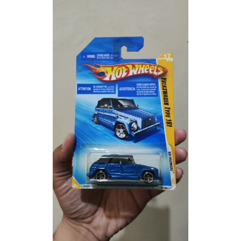 hotwheels Volkswagen type 181 biru
