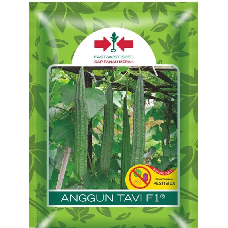 Benih bibit gambas oyong ANGGUN TAVI Cap Panah Merah