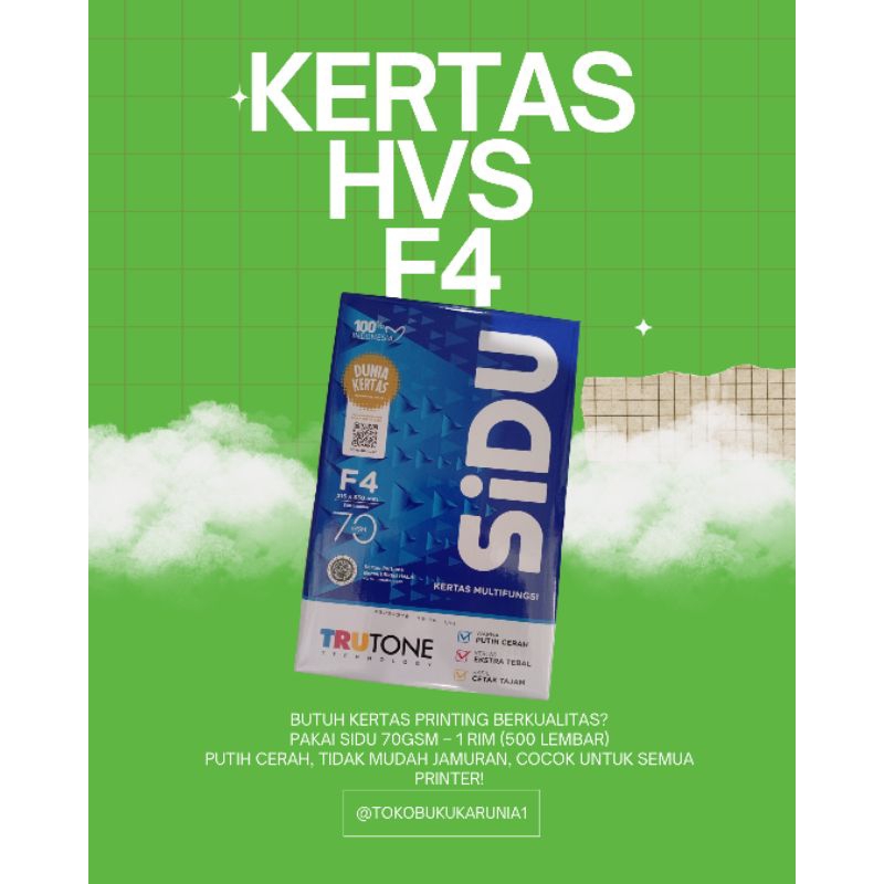 

Kertas HVS F4 70gsm