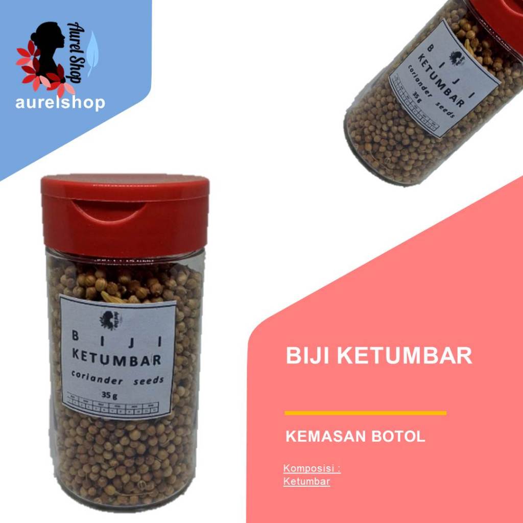 

Biji Ketumbar kemasan Botol Praktis 35g