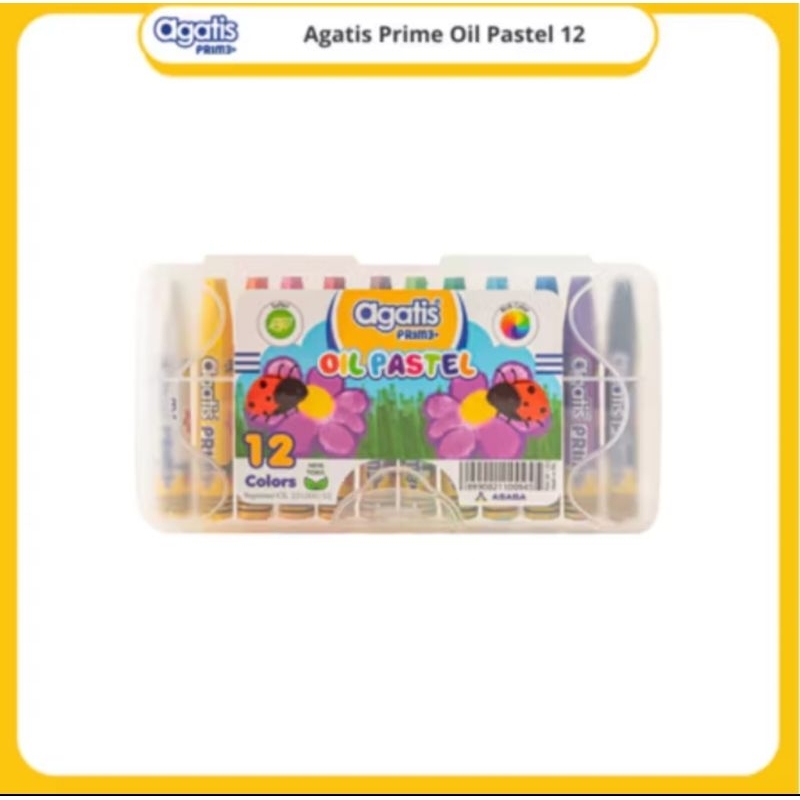 

Crayon | Krayon | Oil Pastel Agatis Prime 12 warna