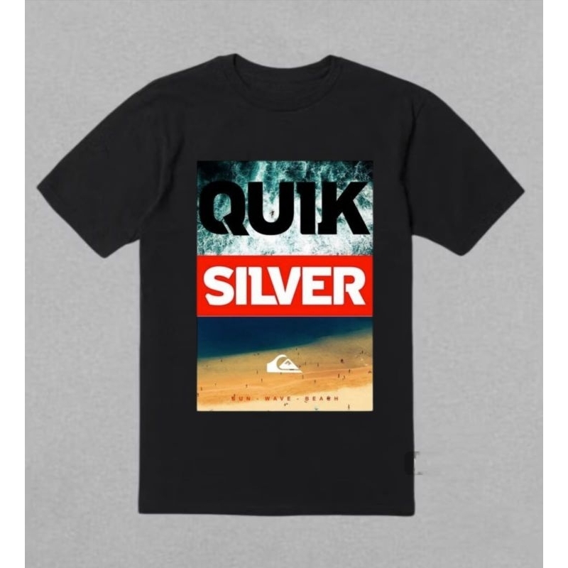 Kaos T-shirt Quiksilver Premium Wave Baju Surfing