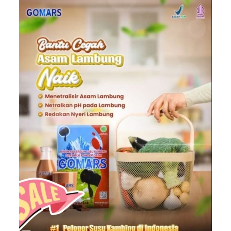 

Susu kambing Gomars Rasa Coklat 200 gram Original Produk