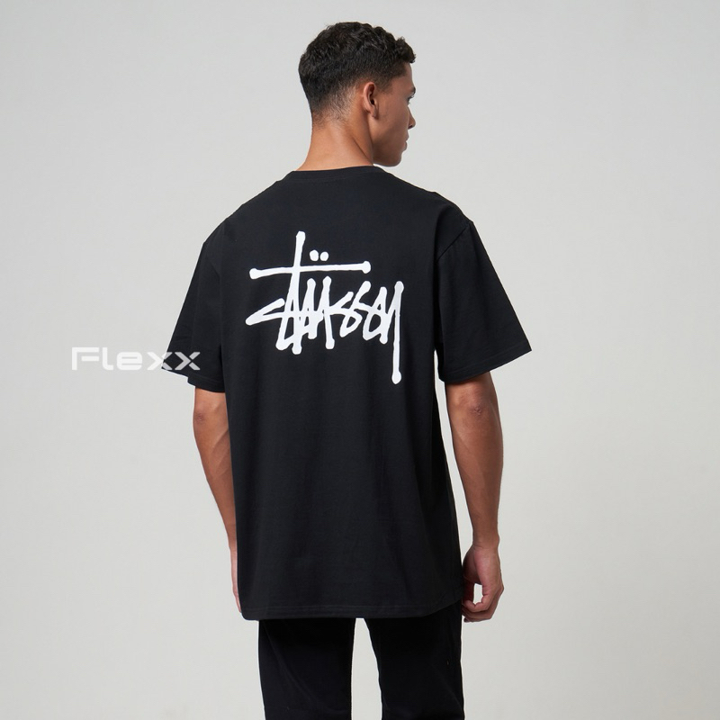 Stussy Basic Logo Tee Black