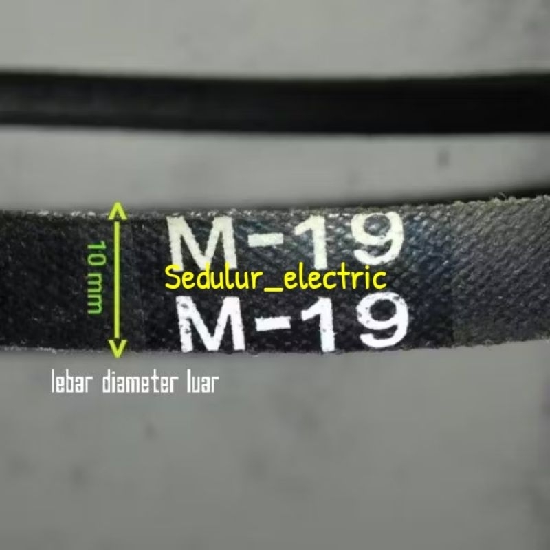 V - BELT MESIN CUCI 2 TABUNG M -19