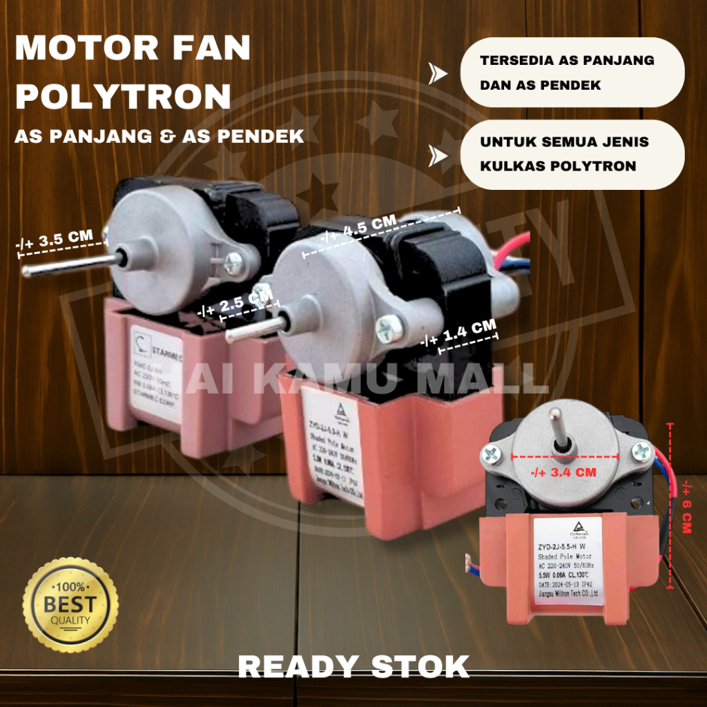 Dinamo Kipas Kulkas 2 Pintu POLYTRON