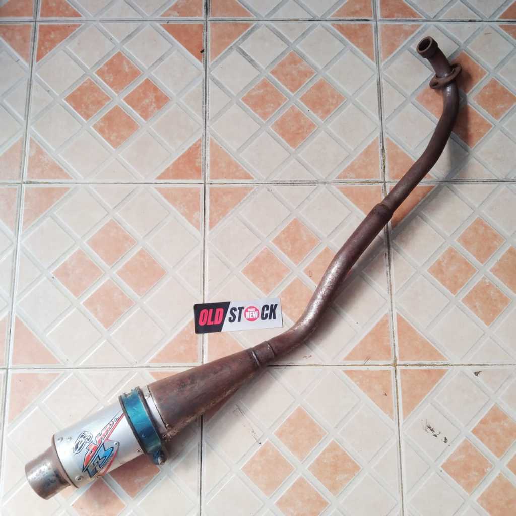 KNALPOT RACING MERK AHRS F3 SERIES SYSTEM UNTUK MOTOR HONDA BLADE -NEW OLD STOCK-