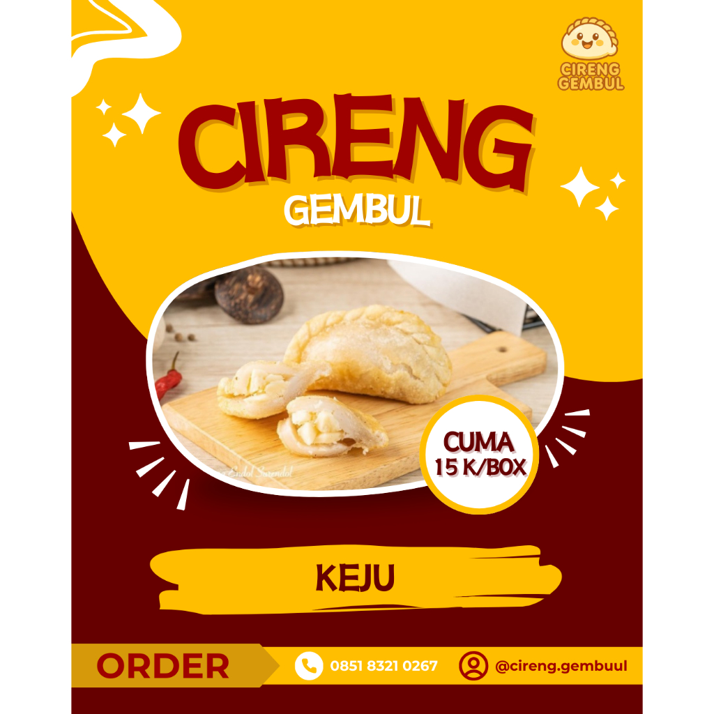 

Cireng Isi Keju - 5 Pcs Per Box
