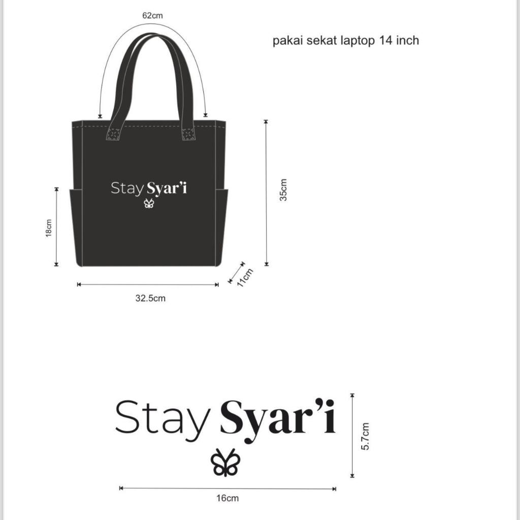 RK Tote Bag Stay Syari By Yoora Sarah