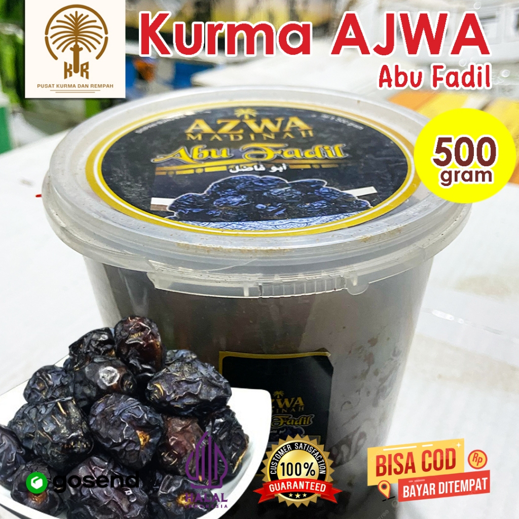

KURMA AJWA MADINAH / KURMA NABI 500 gram Abu Fadil