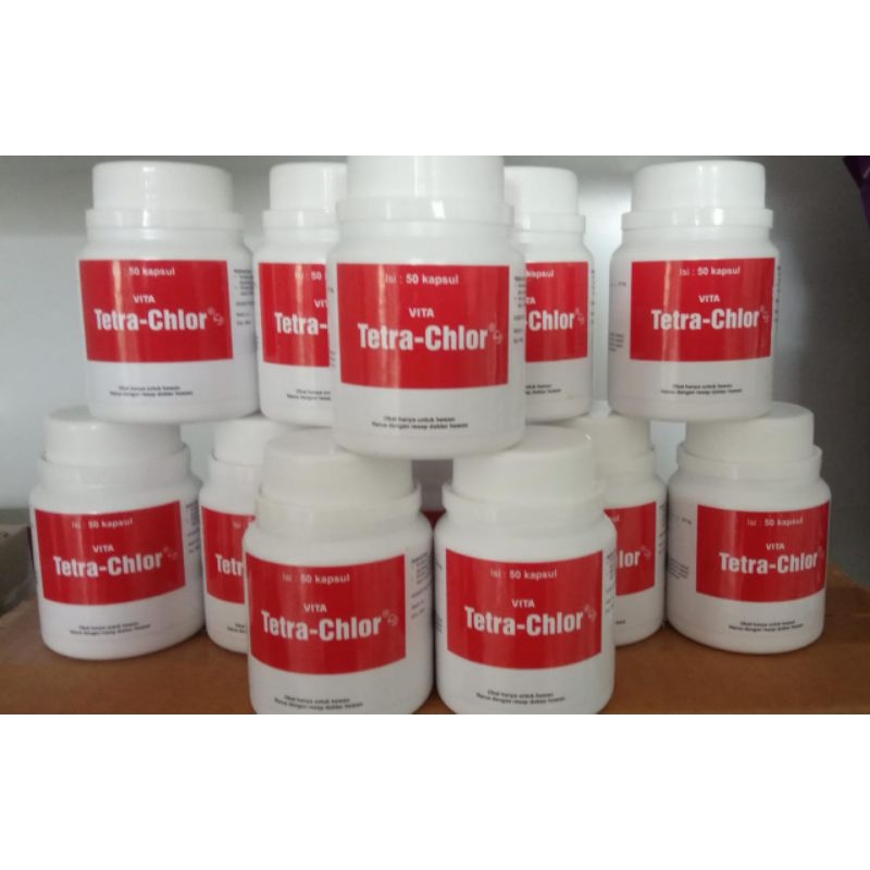 Tetra Chlor Botol Isi 50 kapsul