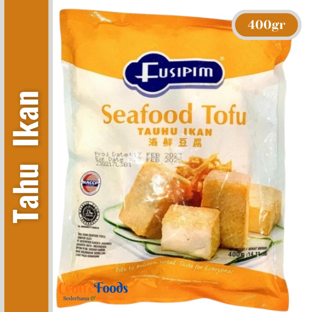 

Tahu Ikan - Seafood Tofu FUSIPIM | 400gr [ Harga Per BKS ]