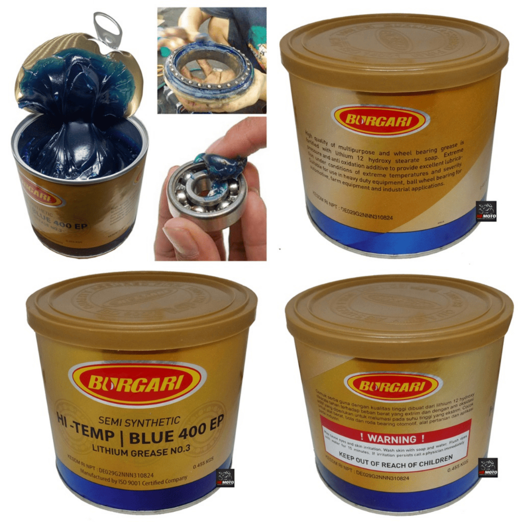 BURGARI – GREASE LITHIUM 400EP 210GR PERPCS GEMUK SERBAGUNA TAHAN PANAS LINDUNGI KOMPONEN DARI AUS DAN KARAT