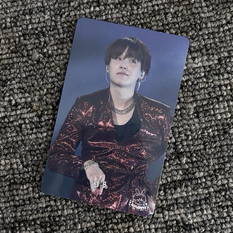 Photocard BTS Suga / Min Yoongi DVD LY Seoul ( Suga Seesaw )