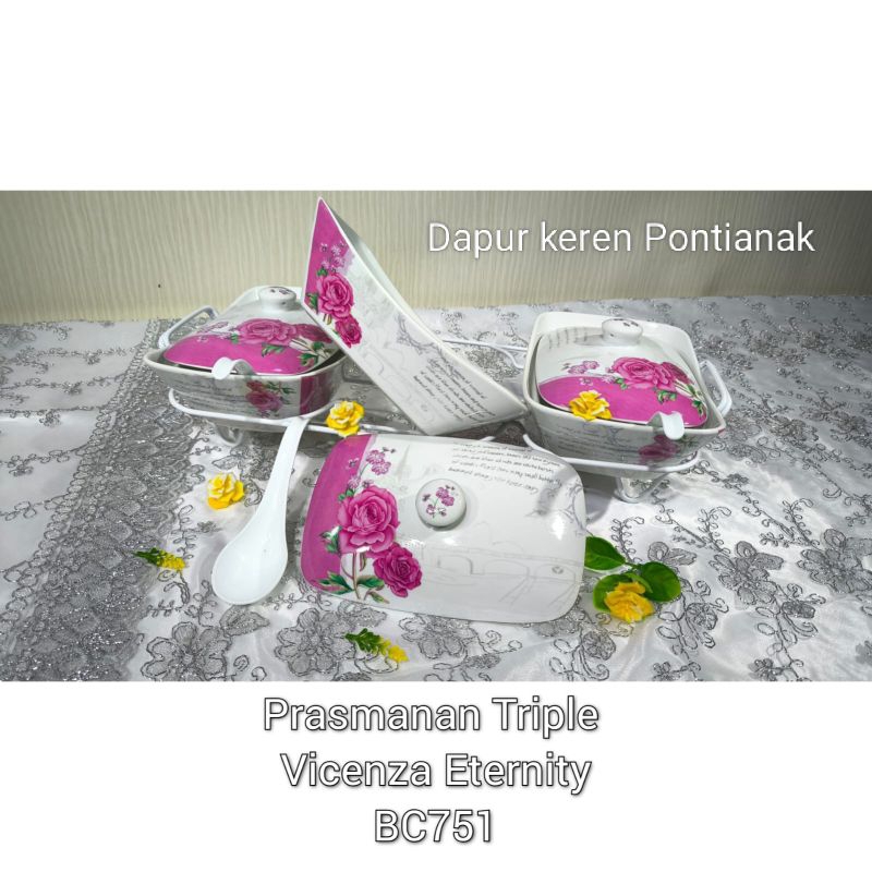 Prasmanan Triple Vicenza Motif Eternity