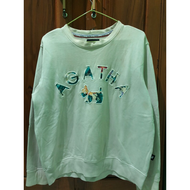 CREWNECK PUTIH AGATHA
