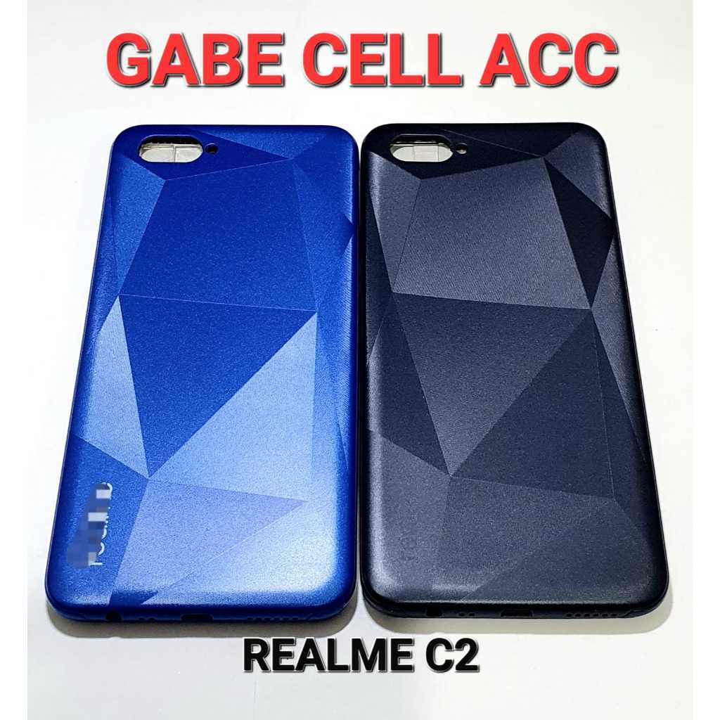CASING FULLSET+FRAME DUDUKAN LCD/TATKAN LCD REALME C2