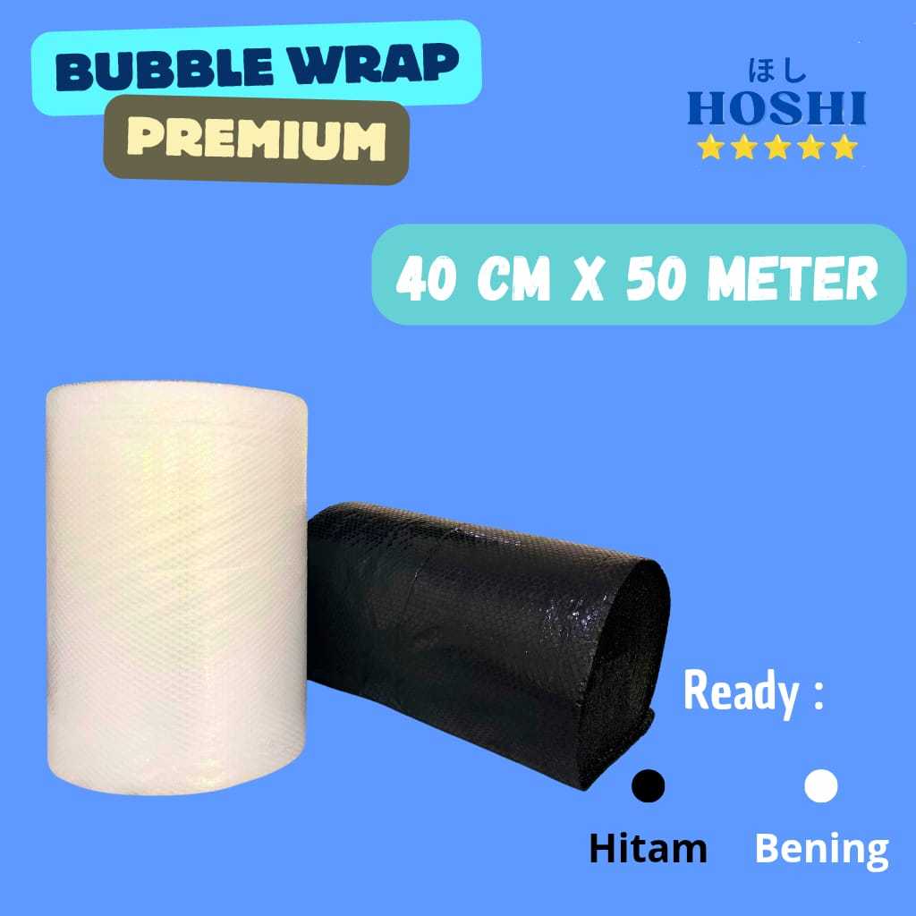 

HOSHI PLAST - PREMIUM Bubble Wrap 40cm x 50m Berat 3Kg - Bubble Wrap Surabaya - Bubble wrap instant surabaya packaging murah packing kemasan bungkus plastik packaging lakban kemasan pembungkus plastik tahan air