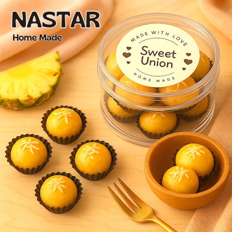 

Lovely Back - 1BOX Nastar Premium (235 Gr) Homemade Classic Kue Kering Selai Nanas Snack Oleh Oleh