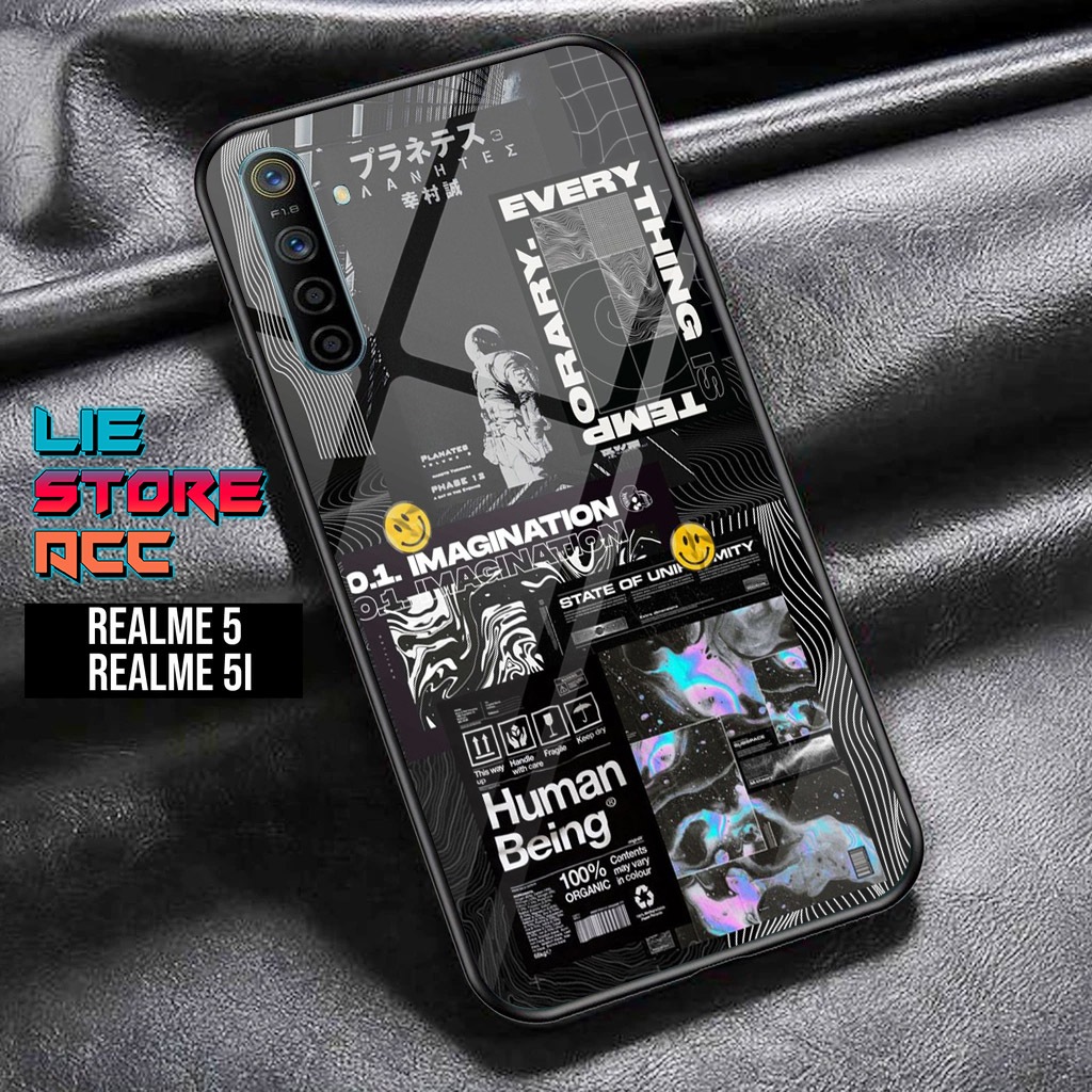 Case Realme 5 - Casing Realme 5i - ( AESTHETIC ) - Case Hp - Casing Hp - Softcase Hp - Softcase Glas