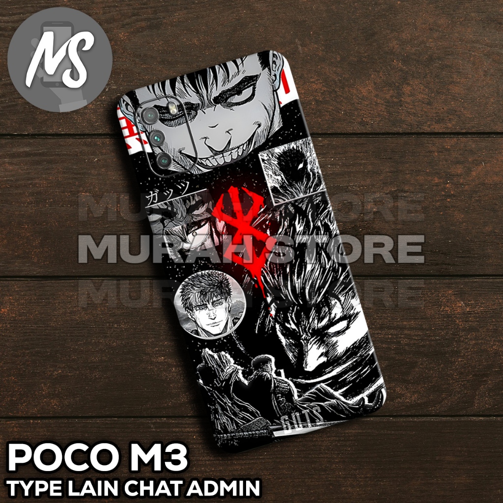 Softcase karet POCO  M3 /MS7/motif Anime/case POCO M3/casing POCO M3 /silikon
