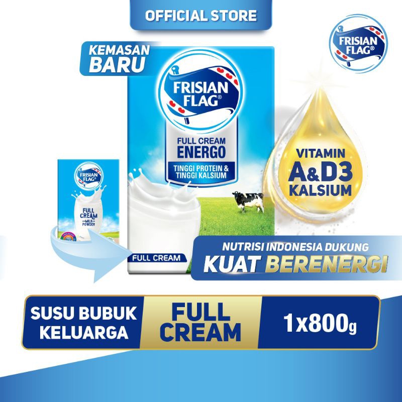 

Susu Frisian Flag Full Cream 800gr