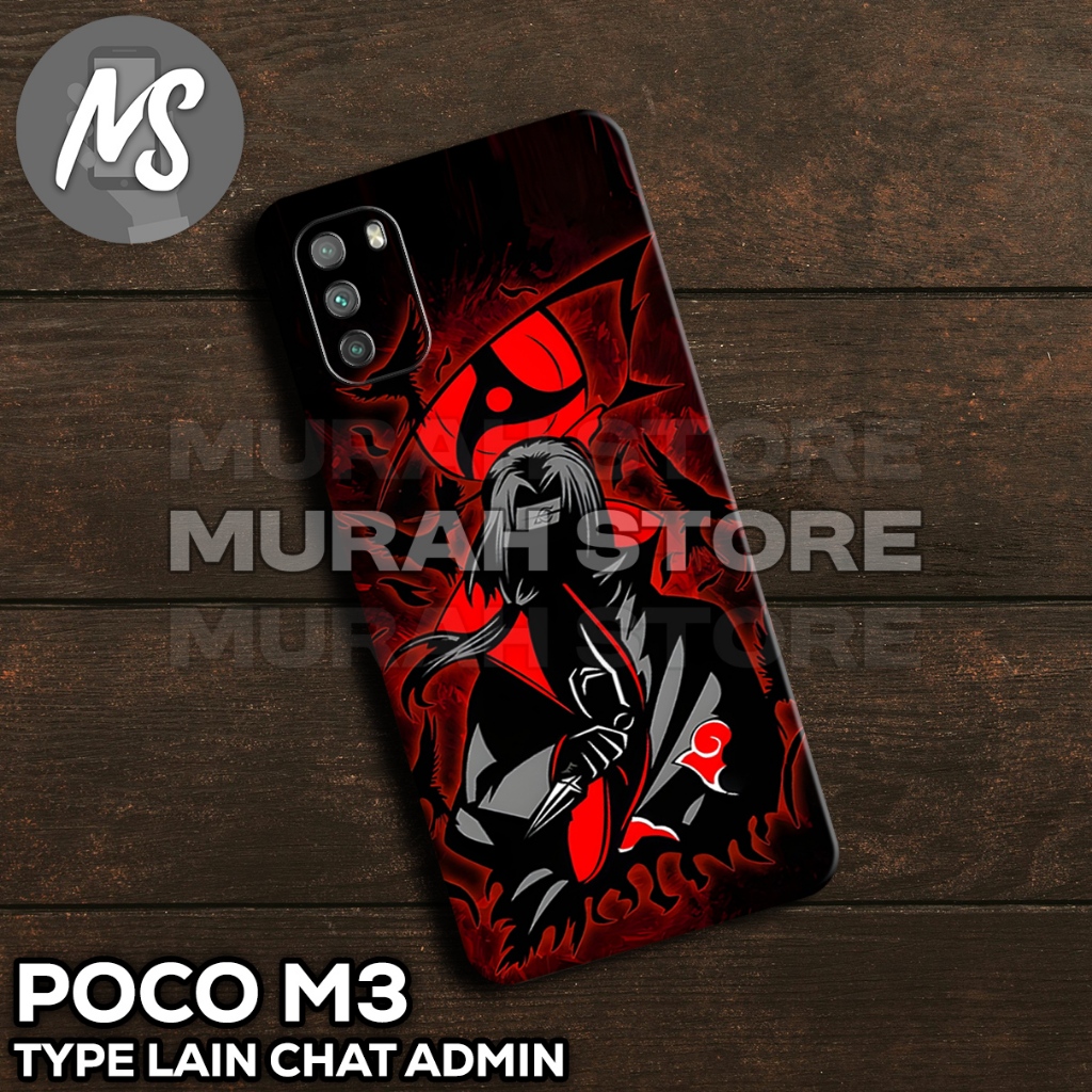 Softcase karet POCO  M3 /MS10/motif Anime/case POCO M3/casing POCO M3 /silikon