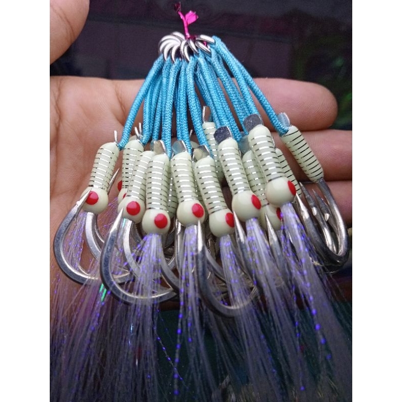 Assist Hook Size 4/0 Power Hook SJ-60 Rekomendasi Jig 250gr-300gr