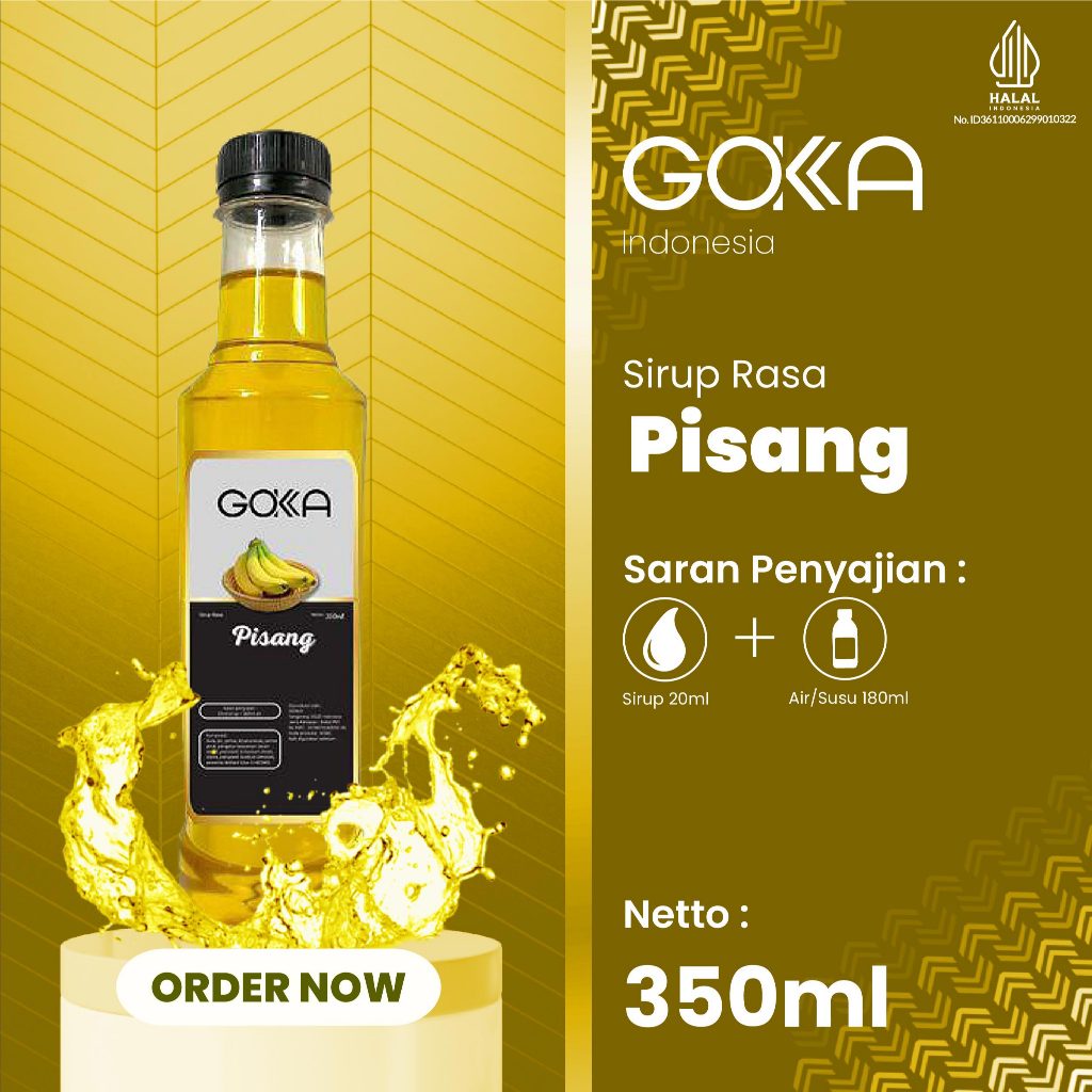 

Sirup Gokka Rasa Pisang / Minuman Syrup Gokka Rasa Pisang 350ml