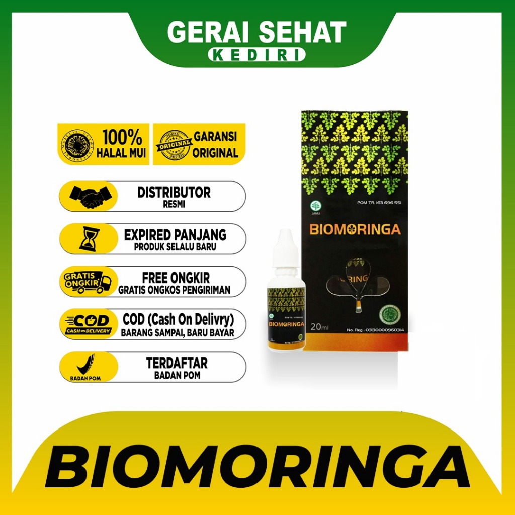 BIO MORINGA | JAMU TETES HERBAL | OBAT KANKER DIABETES HIPERTENSI DAN JANTUNG | BPOM | BIOMORINGA JA