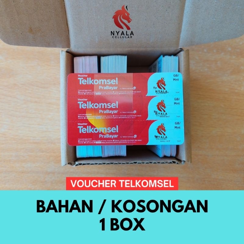 VOUCHER KOSONG TELKOMSEL SUMBAGSEL 1 BOX (600 SN)